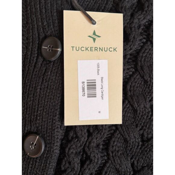 NWT Tuckernuck Black Knitted Cardigan - Medium - Picture 4 of 4